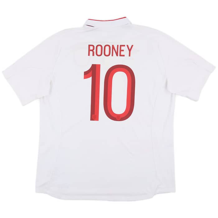 2012-13 England Home Shirt Rooney #10 - 6/10 - (XXL)