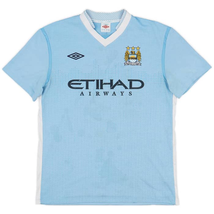 2011-12 Manchester City Home Shirt Kompany #4 - 5/10 - (L)