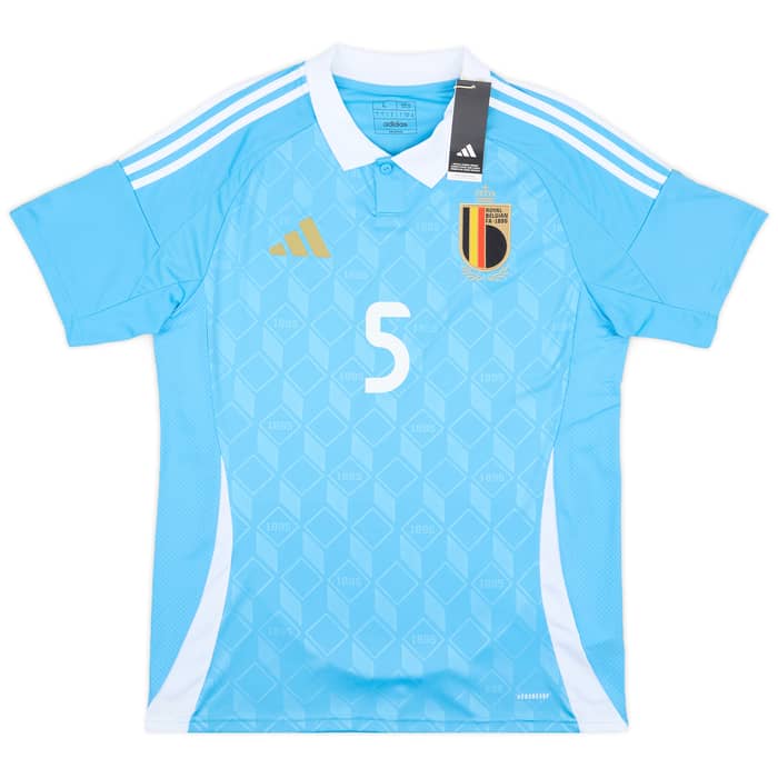 2024-25 Belgium Away Shirt Vertonghen #5
