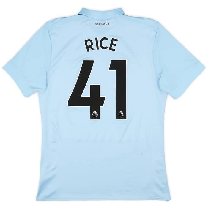 2017-18 West Ham Third Shirt Rice #41 - 9/10 - (M)
