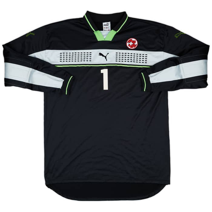 1998-00 Switzerland Match Issue GK Shirt #1