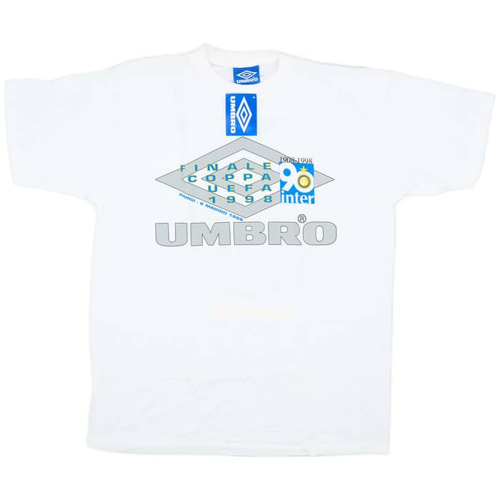 1998 Inter Milan Umbro Graphic 'Signed' Fan Tee (XL)