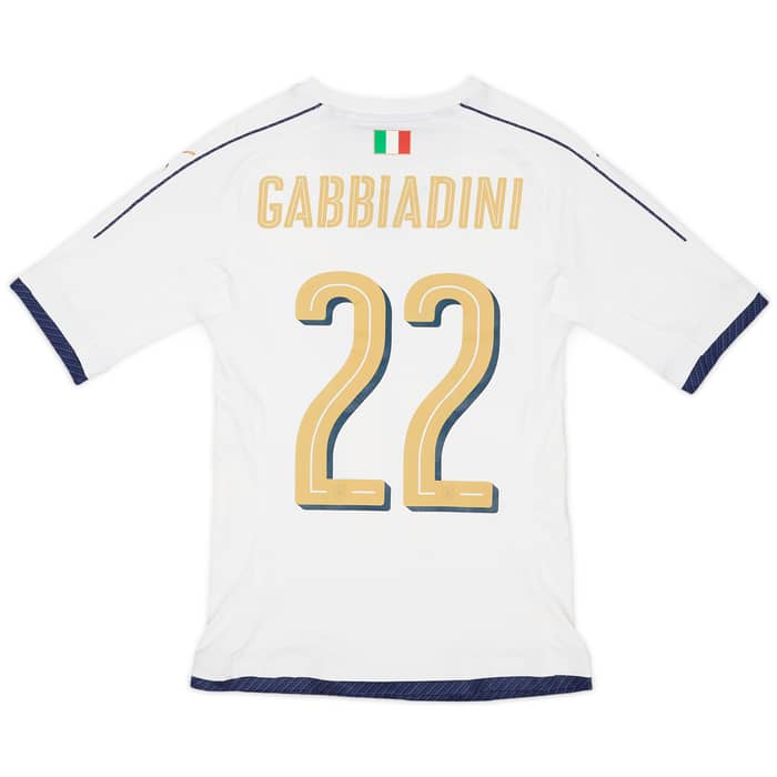 2016-17 Italy Tribute Player Issue Away Shirt Gabbiadini #22 - 8/10 - (M)