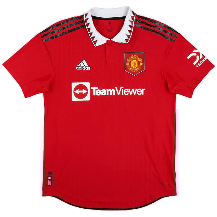 2022-23 Manchester United Authentic Home Shirt Casemiro #18 - 9/10 - (M)
