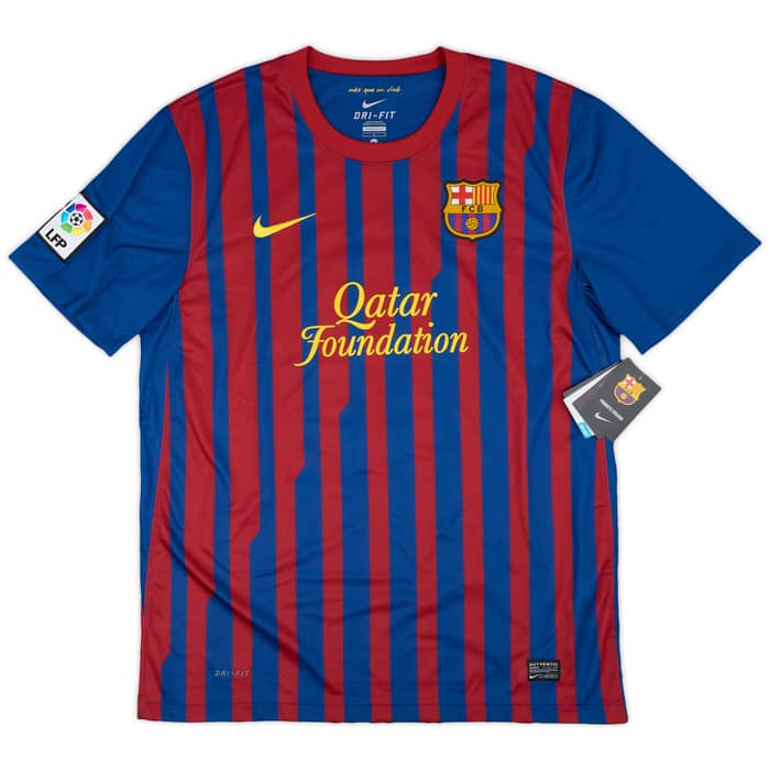 2011-12 Barcelona Home Shirt Pique #3 (L)