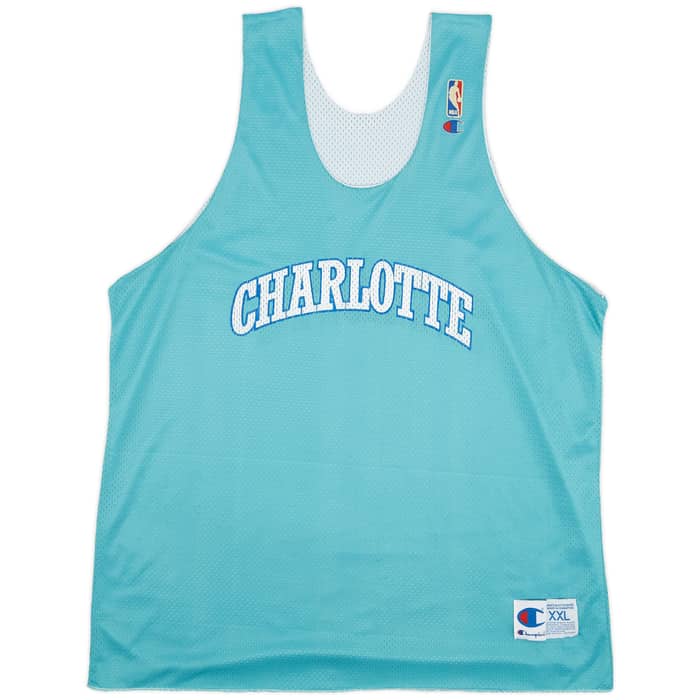 1990s Charlotte Hornets Champion Reversible Training Jersey - 7/10 - (XXL)