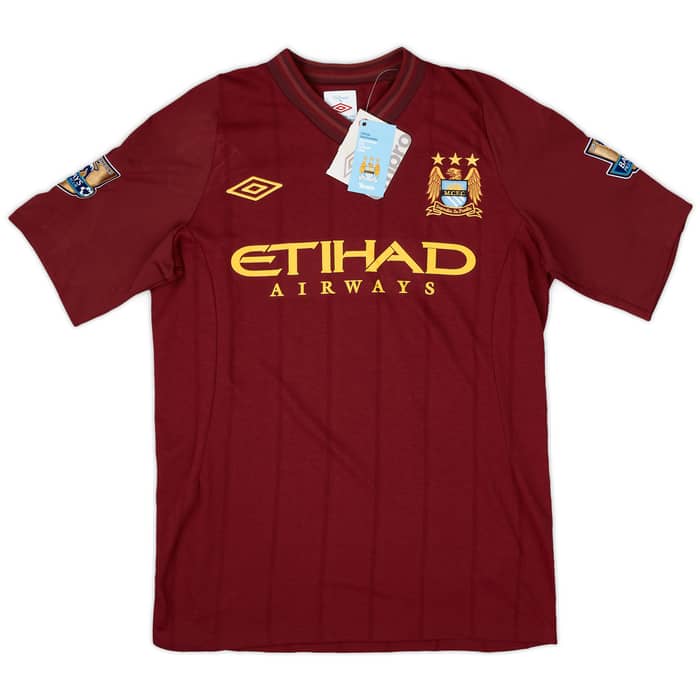 2012-13 Manchester City Away Shirt Nastasic #33 (M)