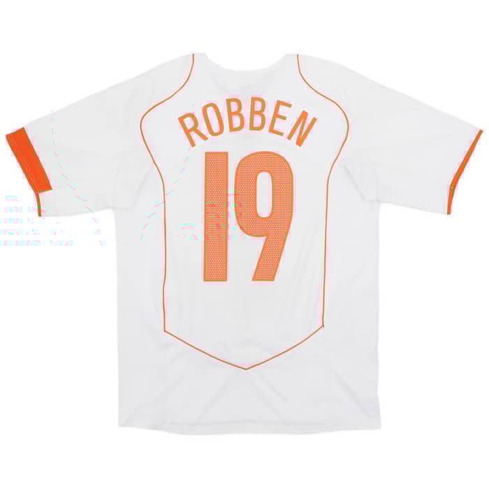 2004-06 Netherlands Away Shirt Robben #19 - 6/10 - (M)