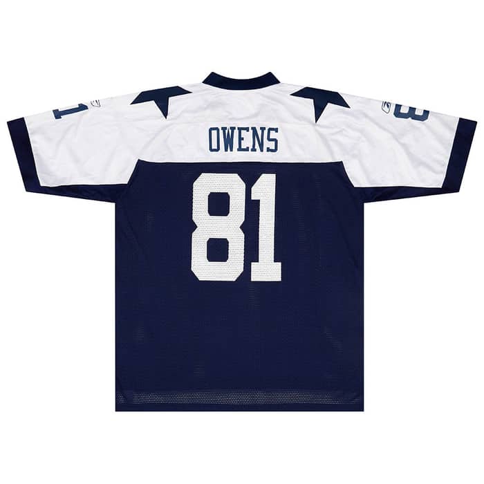 2006 Dallas Cowboys Owens #81 Reebok On Field Jersey (Alternate) XL