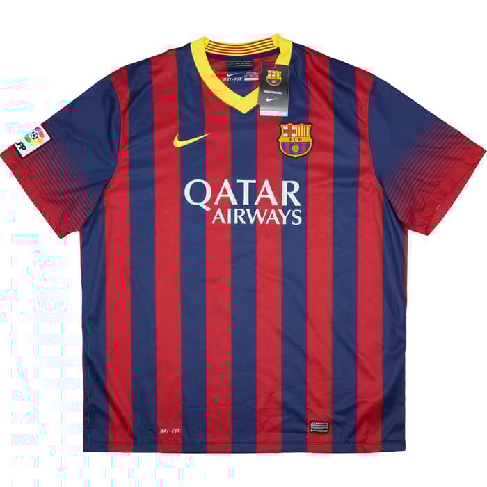 2013-14 Barcelona Home Shirt Messi #10 (XXL)
