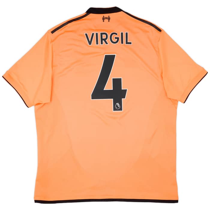 2017-18 Liverpool 125 Years Third Shirt Virgil #4 - 9/10 - (XL)