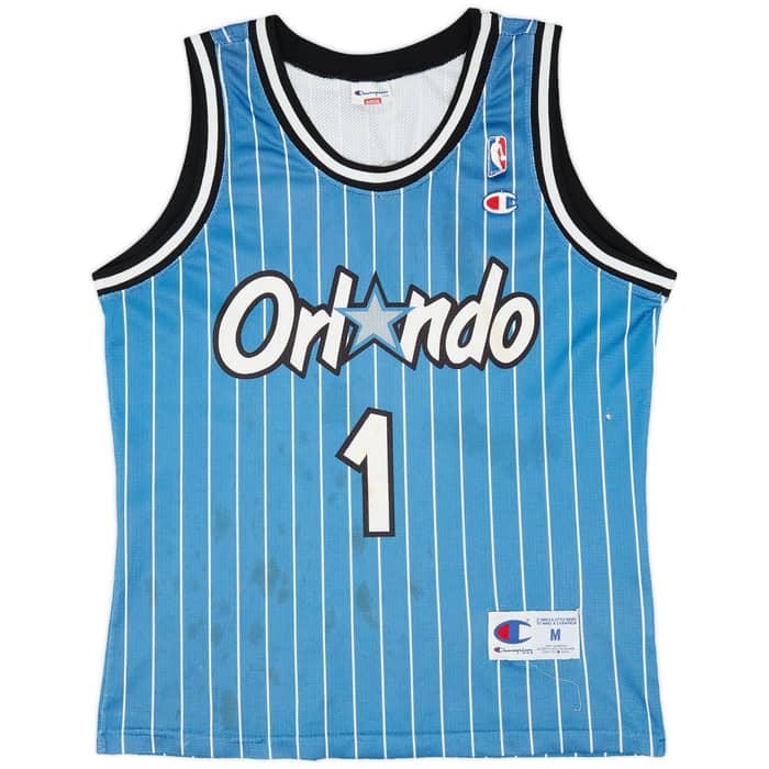 1994-98 Orlando Magic Hardaway #1 Champion Jersey (Away) M