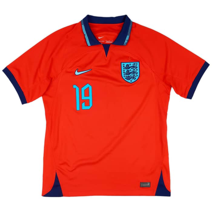 2022-23 England Away Shirt Mount #19 - 9/10 - (M)
