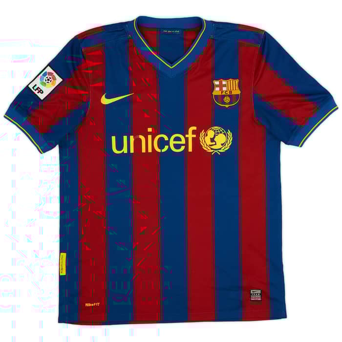 2009-10 Barcelona Home Shirt Messi #10 - 6/10 - (S)