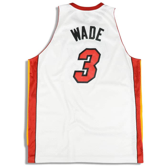 2006-10 Miami Heat Wade #3 adidas Swingman Jersey (Home) Y