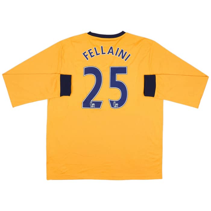 2011-12 Everton Away L/S Shirt Fellaini #25 (XL)