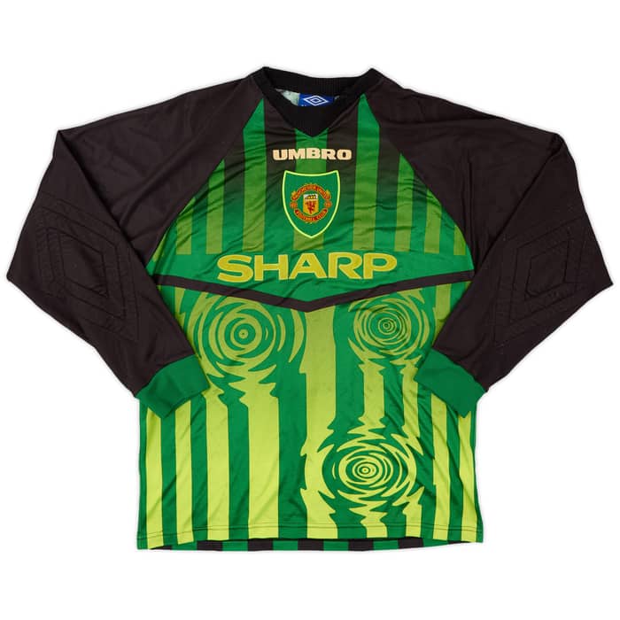 1997-98 Manchester United GK Shirt Schmeichel #1 - 6/10 - (M)