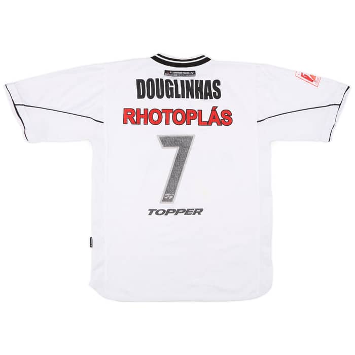 2000-01 Corinthians Futsal Home Shirt Douglinhas #7 - 6/10 - (L)