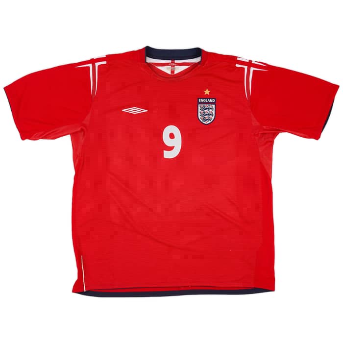 2004-06 England Away Shirt Rooney #9 - 7/10 - (XXL)