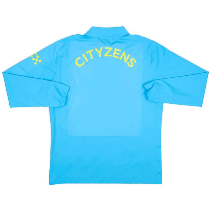 2024-25 Manchester City Player Issue 1/4 Zip Training Rain Top # - 7/10