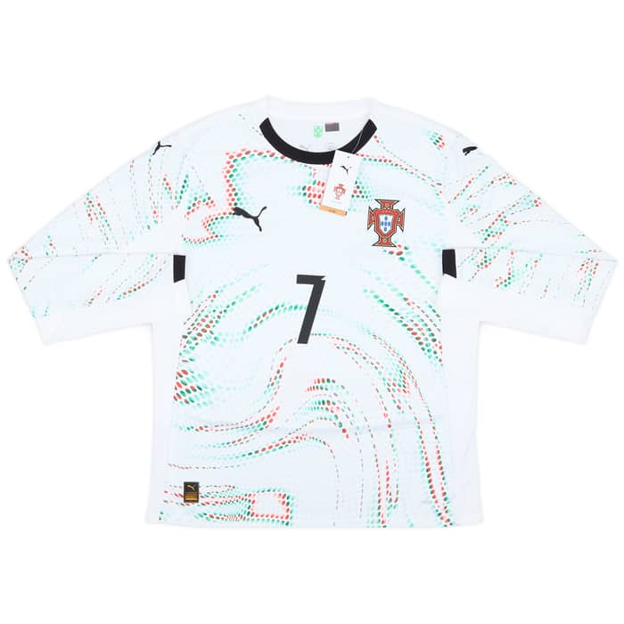 2025-26 Portugal Away L/S Shirt Ronaldo #7