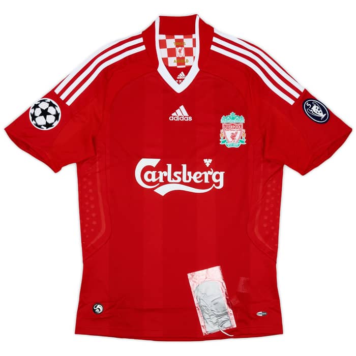 2008-10 Liverpool Home Shirt Gerrard #8 (S)