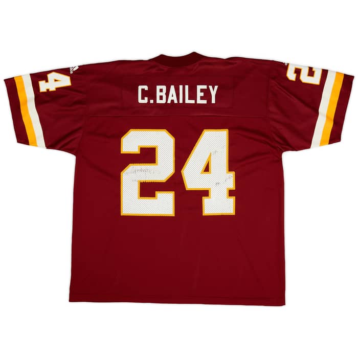 1999-00 Washington Redskins Bailey #24 adidas Jersey (Home) XL