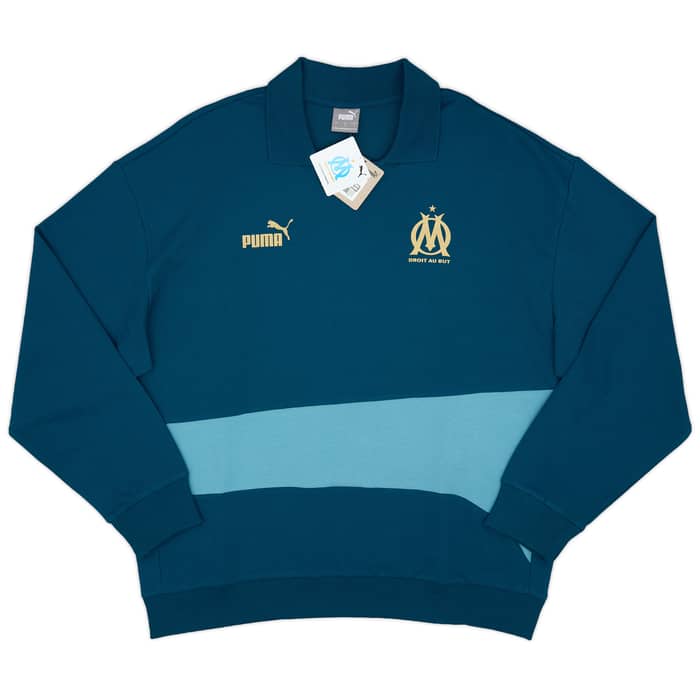 2024-25 Olympique Marseille Puma ftblCulture+ Sweat Top
