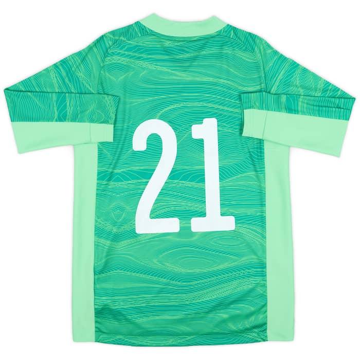 2021-22 Wales Player Issue GK Shirt # - 7/10