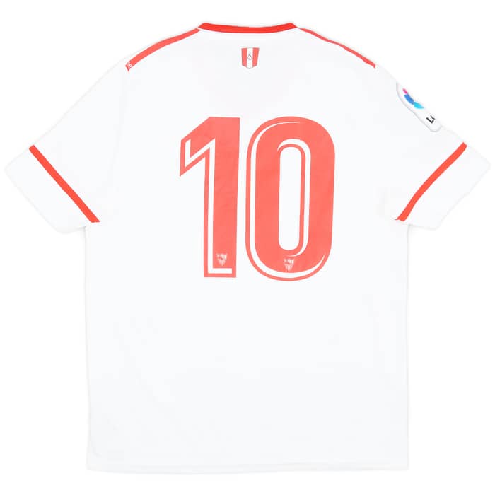 2017-18 Sevilla Home Shirt #10 - 7/10 - (S)