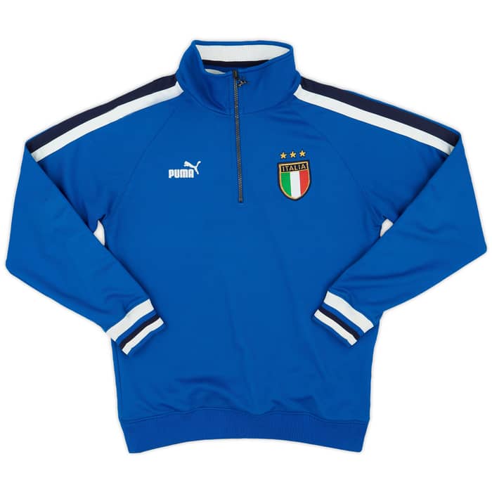 2003-04 Italy Puma 1/4 Zip Track Jacket - 9/10 - (S)