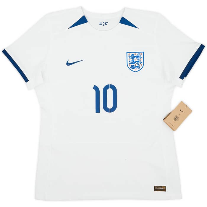 2023-24 England Authentic Women's Home Shirt Toone #10 (Women's L)