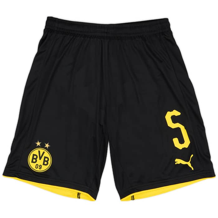 2018-19 Borussia Dortmund Player Issue Home Shorts # - 7/10