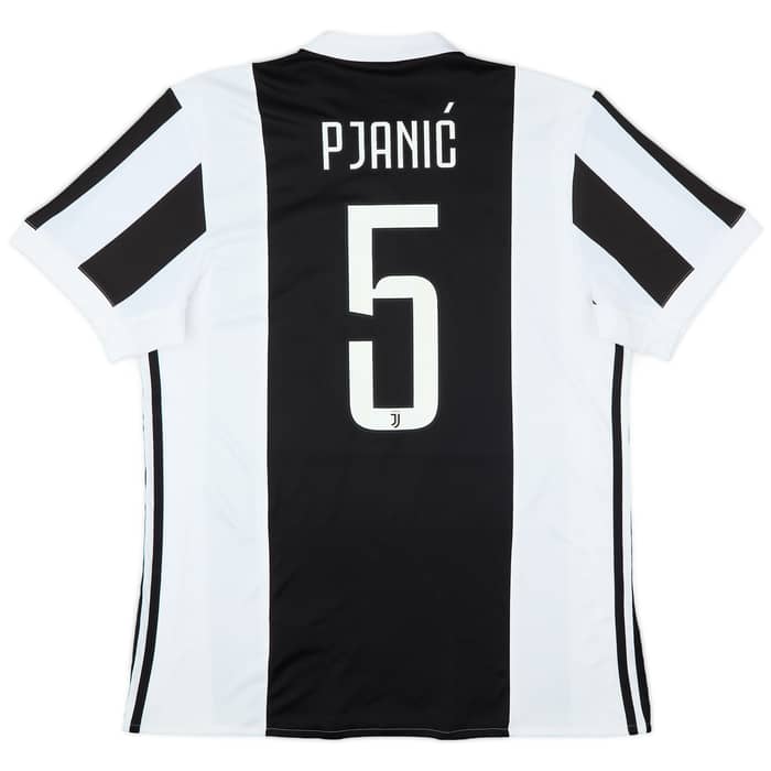 2017-18 Juventus Home Shirt Pjanic #5 - 8/10 - (L)