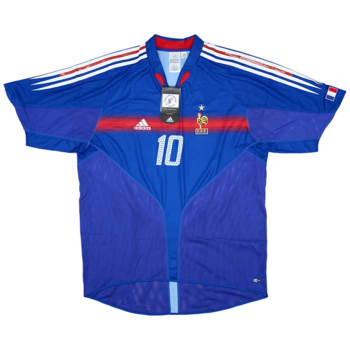 2004-06 France Home Shirt Zidane #10 (XL)