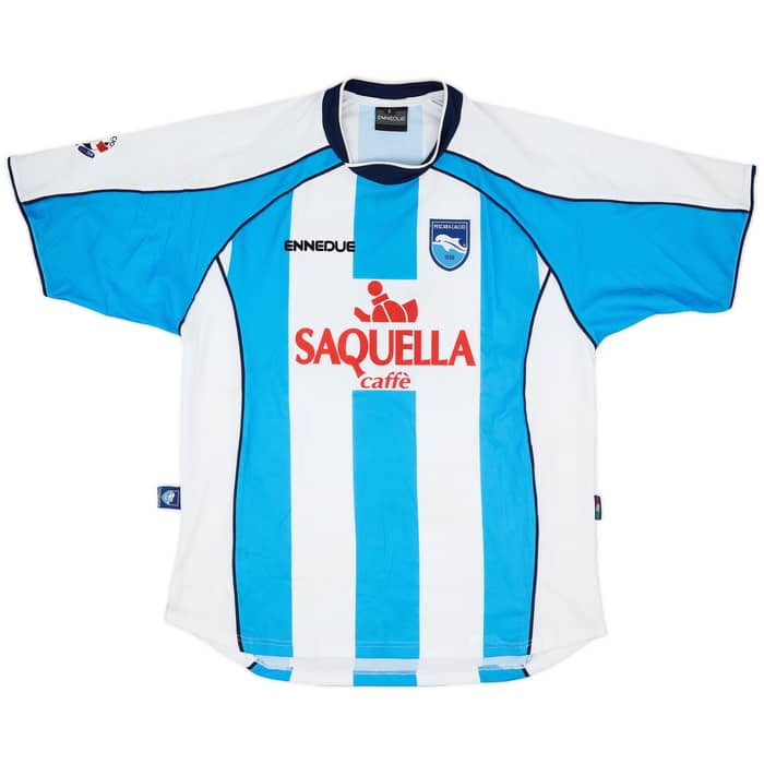 2003-04 Pescara Match Issue Home Shirt Aquilanti #16