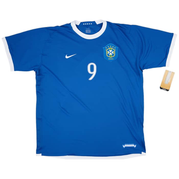 2006-07 Brazil Away Shirt Ronaldo #9 (XXL)