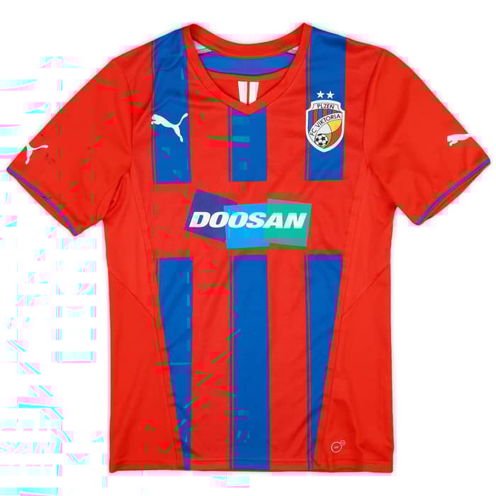 2013-14 Viktoria Plzen Signed Home Shirt Prochazka #21 - 6/10 - (S)