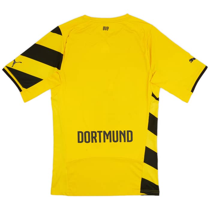 2014-15 Borussia Dortmund Authentic ACTV Fit Home Shirt - 6/10 - (XL)