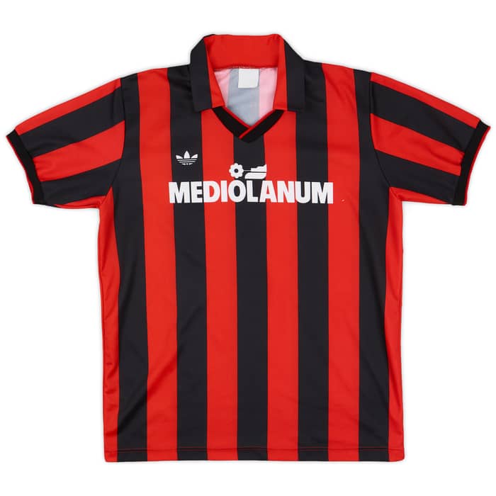 1990-91 AC Milan Home Shirt #18 - 6/10 - (XL)