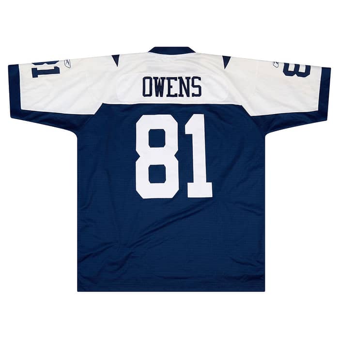 2006 Dallas Cowboys Owens #81 Reebok Premier Throwback Jersey XL