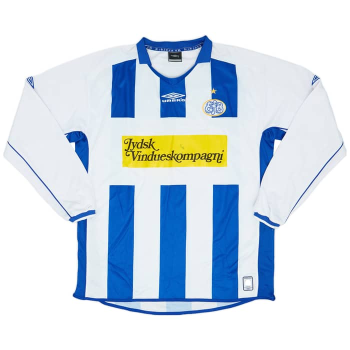 2005-06 Esbjerg Home L/S Shirt - 8/10 - (XL)