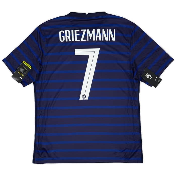 2020-21 France Home Shirt Griezmann #7 (L)