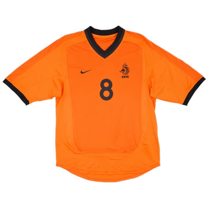 2000-02 Netherlands Home Shirt Davids #8 - 8/10 - (S)