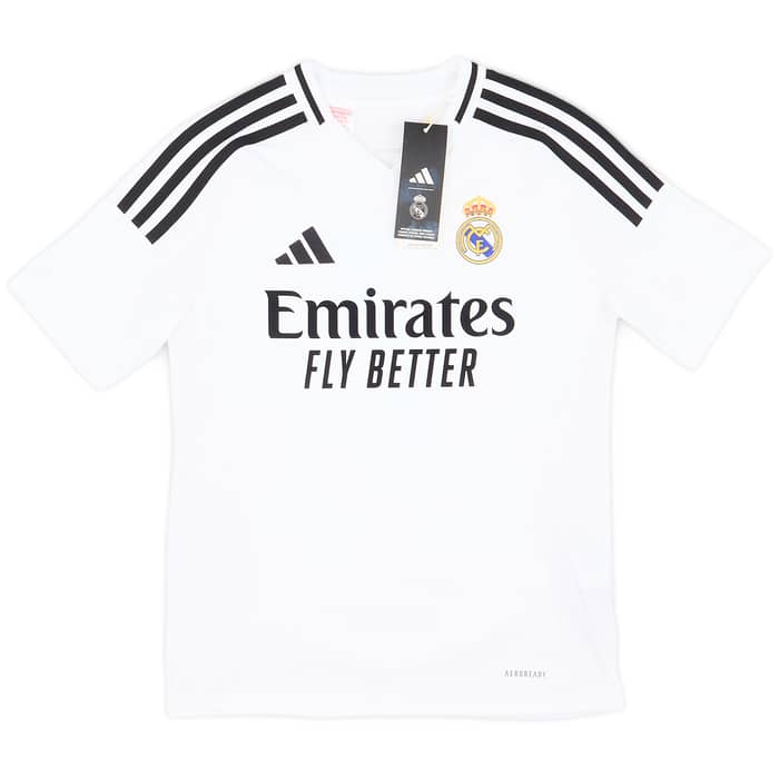 2024-25 Real Madrid Home Shirt Vini Jr #7 (KIDS)