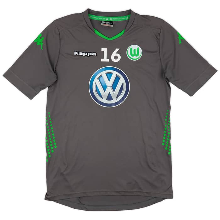 2014-15 Wolfsburg Player Issue Kappa Training Shirt #16 - 9/10 - (S)