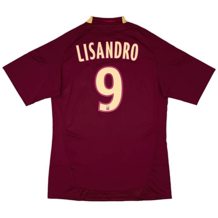 2010-11 Lyon Away Shirt Lisandro #9 (M)