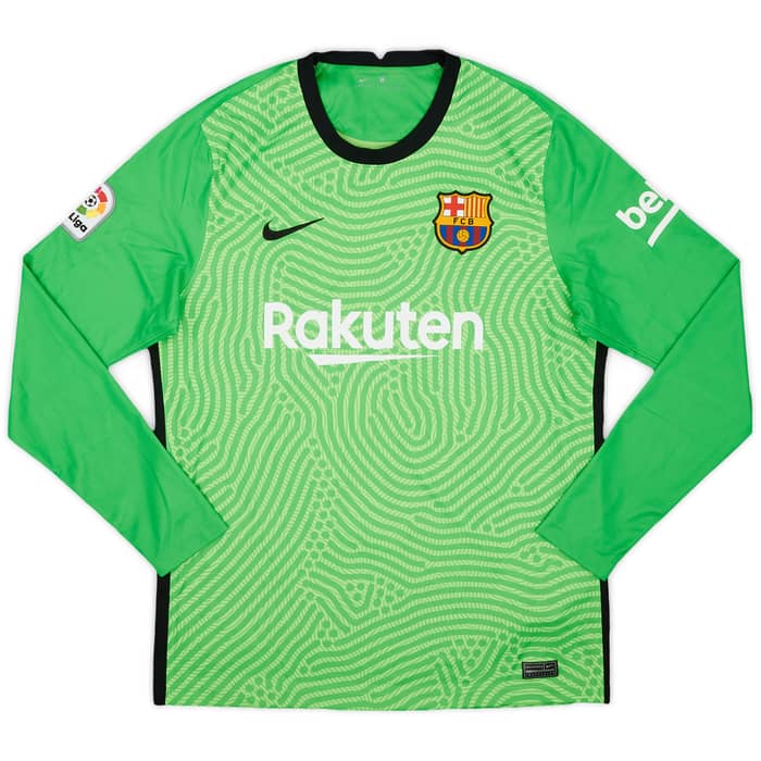 2020-21 Barcelona GK Shirt - 8/10 - (L)