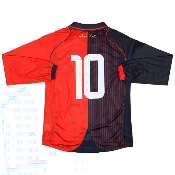 2013-14 Lumezane Home L/S Shirt #10 - 8/10 - (S)