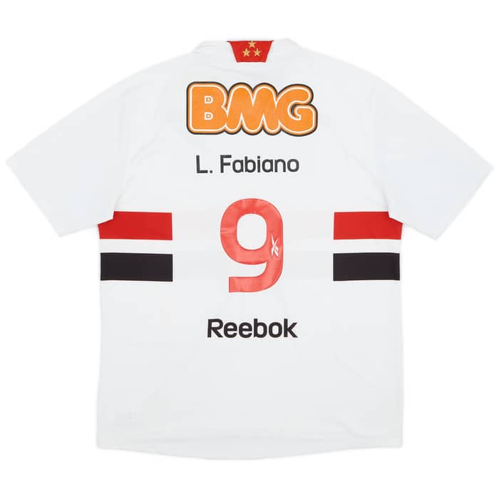 2010 Sao Paulo Home Shirt L.Fabiano #9 - 5/10 - (M)